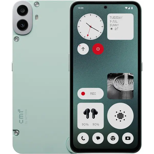 CMF by Nothing Telefon mobil CMF Phone 1 by Nothing, Dual Sim, 8GB RAM, 256GB, 5G, Verde