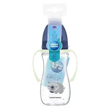 Cn 35/238_blu biberon anticolici cu gat larg sleep koala 300ml buc Canpol
