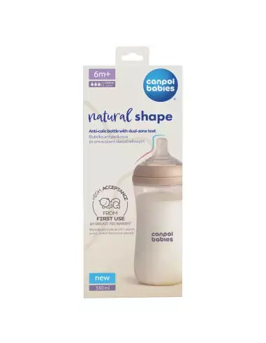 Cn 35/402 biberon natural shape 330ml buc Canpol