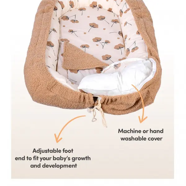 Co-sleeper anti-reflux Teddy Brown SeviBebe