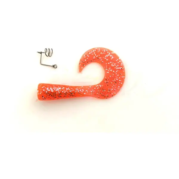 Coada de schimb pentru Wolf Tail Jr. Orange Glitter