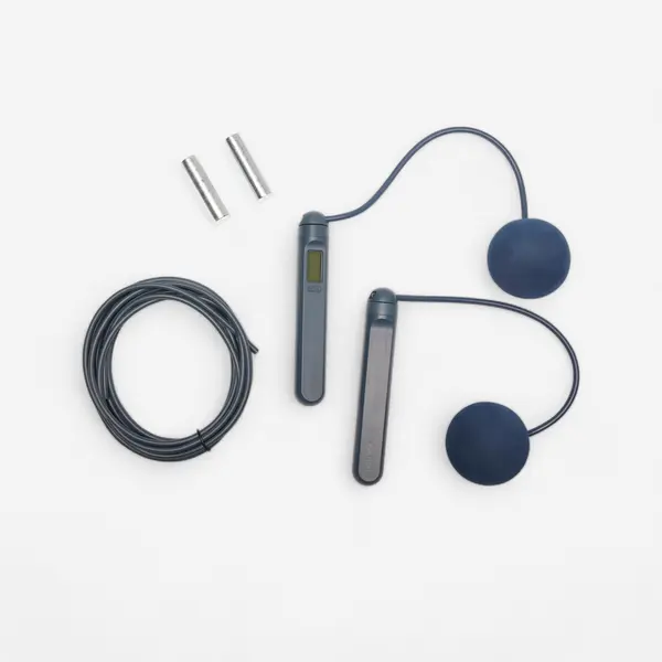 Coardă de sărit 800 contorizator dublu Fitness cardio Negru