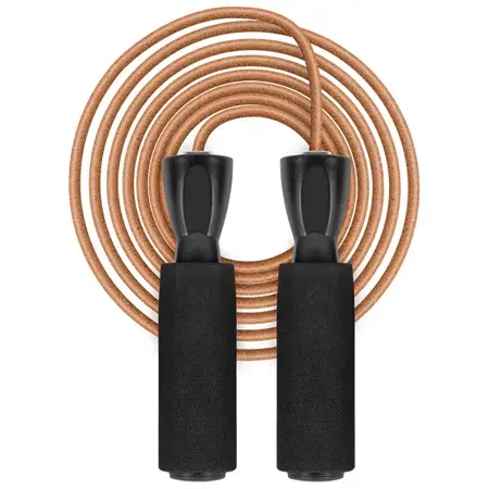 Coarda sarituri REBEL ACTIVE RBA-3204, cablu piele 280cm
