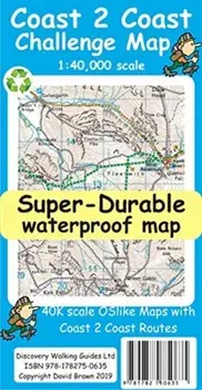 Coast to Coast Challenge Map, Sheet Map/David Brawn