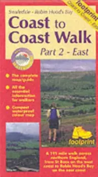Coast to Coast Walk. East, Map and Guide, 2 Revised edition, Sheet Map/Footprint