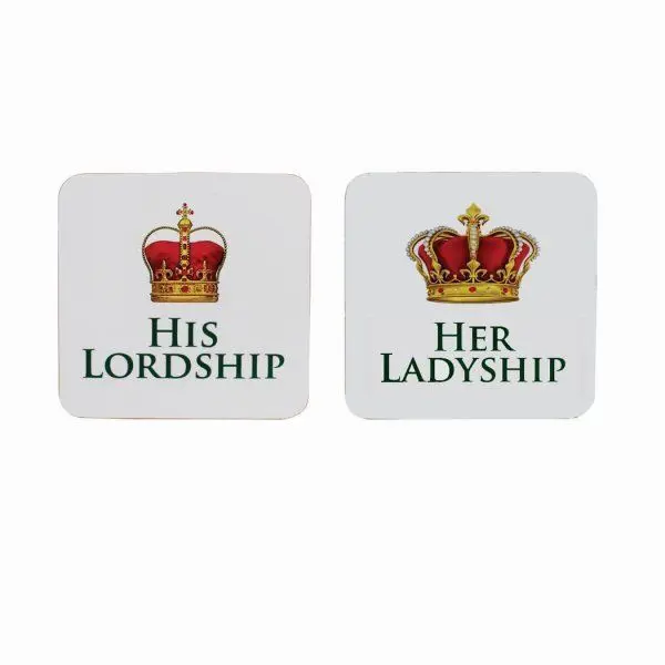 Coaster - His Lordship & Her Ladyship - 2 modele | Lesser & Pavey