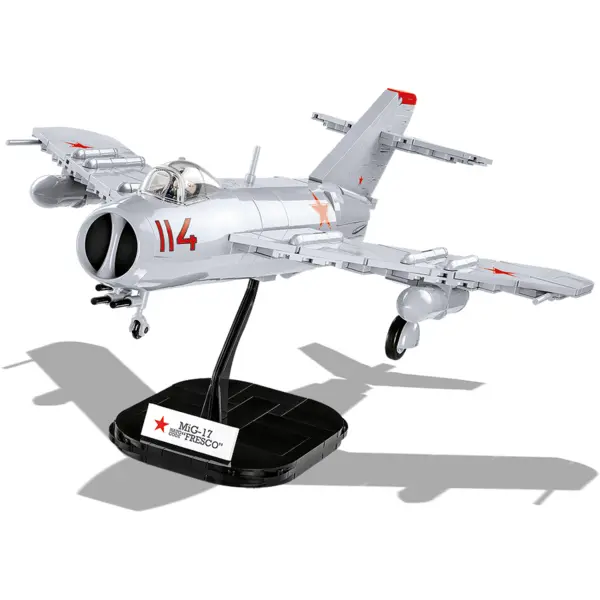 Cobi Klocki Set Constructie Cobi Klocki MiG-17 Fresco 5823, 568 piese, Scara 1:32