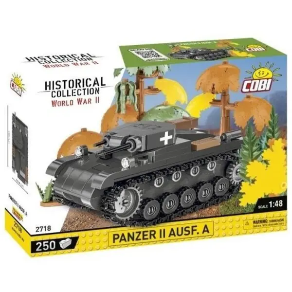 Cobi Klocki Set de constructie, Cobi, HC Al Doilea Razboi Mondial Panzer II Ausf. A, 250 piese