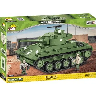 Cobi Klocki Set de constructie, Cobi, Tanc M24 Chaffee, 590 piese