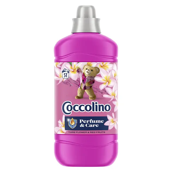 Coccolino Balsam de rufe, 1.275 L, 51 spalari, Tiare Flower Red Fruits