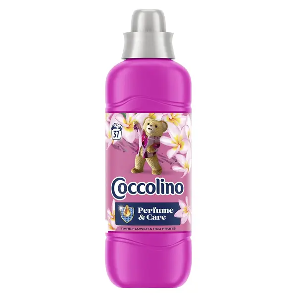 Coccolino Balsam de rufe, 925 ml, 37 spalari, Tiare Flower Red Fruits