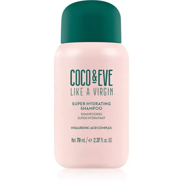 Coco & Eve Like A Virgin Super Hydrating Shampoo sampon hidratant pentru un par stralucitor si catifelat 70 ml