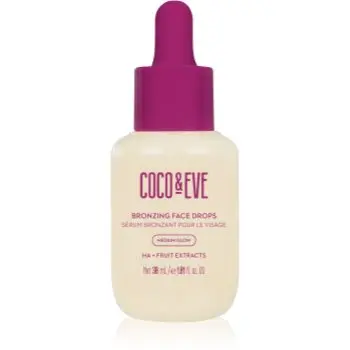 Coco & Eve Sunny Honey Bronzing Face Drops picaturi pentru bronzare faciale
