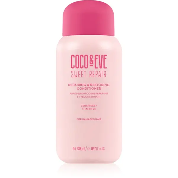 Coco & Eve Sweet Repair Repairing & Restoring Conditioner Balsam intensiv cu efect regenerator balsam regenerant intensiv pentru par deteriorat si vopsit 280 ml