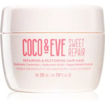 Coco & Eve Sweet Repair Repairing & Restoring Hair Mask masca hidratanta pentru intarire si stralucire