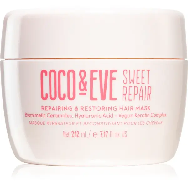 Coco & Eve Sweet Repair Repairing & Restoring Hair Mask masca hidratanta pentru intarire si stralucire 212 ml