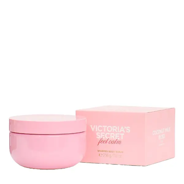 Coconut milk rose whipped body scrub 216 gr
