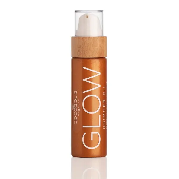 Cocosolis Glow Shimmer Oil Un ulei uscat care strălucește și hidrata în mod natural, cu particule strălucitoare Volum 110 ml