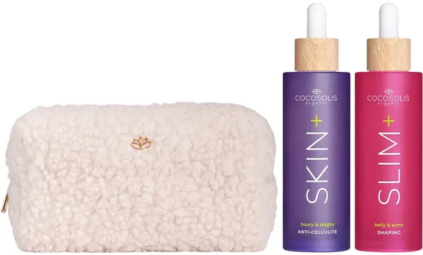 Cocosolis Set - Ser concentrat anticelulitic Skin+ și Ser concentrat modelator Slim+, 2 x 100 ml