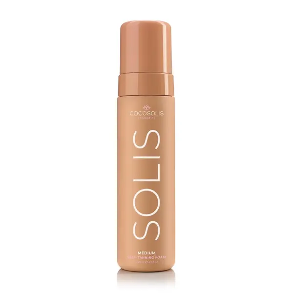 Cocosolis Solis Medium Self-Tanning Foam Spumă naturală autobronzantă Volum 200 ml