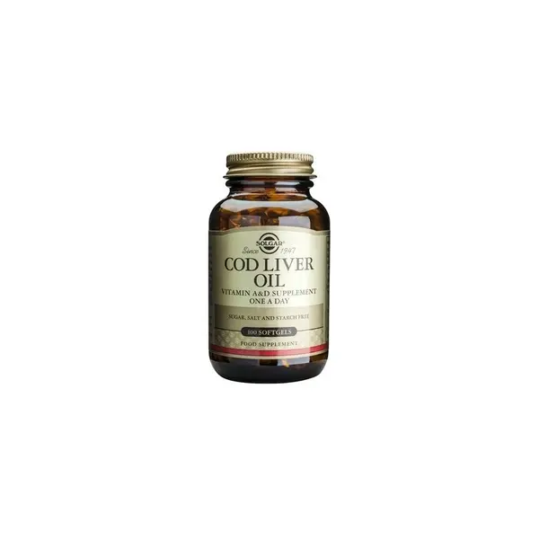 Cod Liver Oil 100cps (Ulei din ficat de cod) SOLGAR