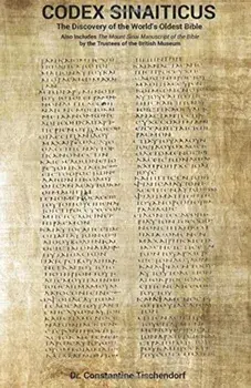 Codex Sinaiticus: The Discovery of the World's Oldest Bible, Paperback/Constantine Tischendorf