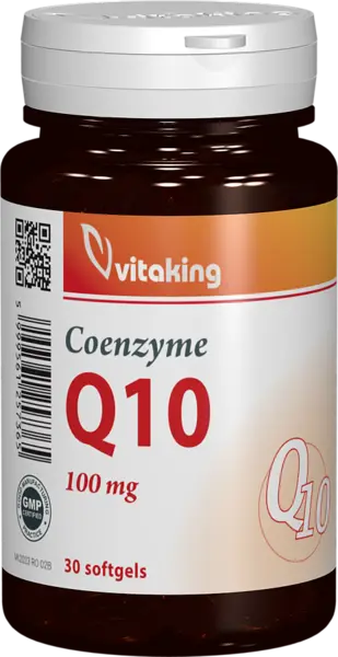 Coenzima Q10 naturala 100mg, 30 capsule gelatinoase, Vitaking