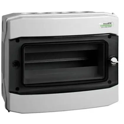 Cofret de distributie din plastic, Noark 113263 PHS 18T, montare aparenta, IP65, 1 rand, 18 module
