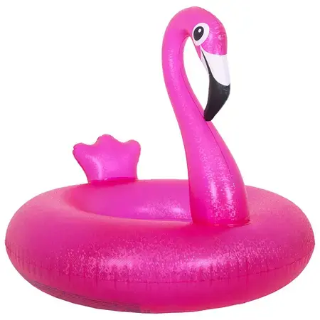 Colac gonflabil SunClub Flamingo P-35033, 94 cm, Roz