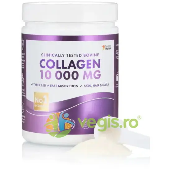 Colagen Hidrolizat Pulbere Tip 1 si 3 - 10.000mg 300g