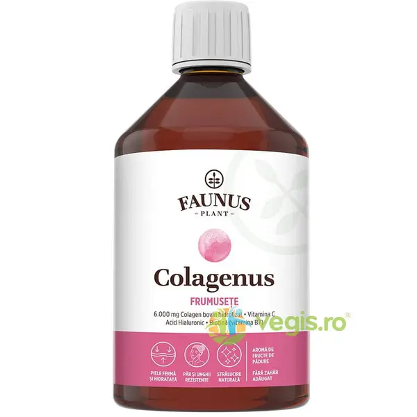 Colagen Lichid pentru Piele, Par si Unghii Colagenus Frumusete 500ml