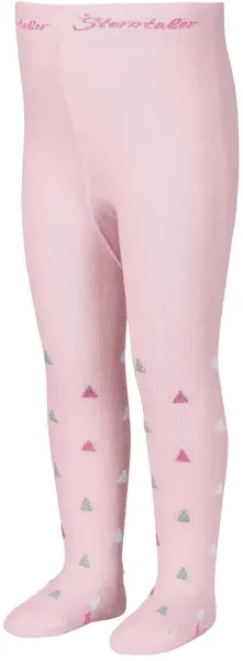 Colanți din bumbac pentru copii Sterntaler - Cu triunghiuri, 86 cm, 18-24 luni