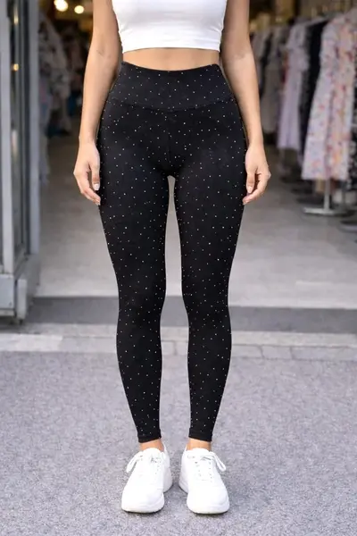 Colanti modelatori Palmy, cu strasuri, Negru