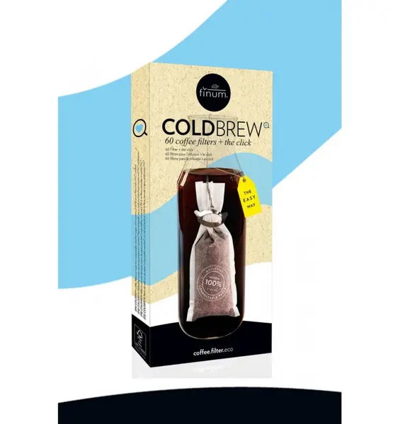 Coldbrew, filtre pentru prepararea la rece a cafelei + dispozitiv de sigilare cu click