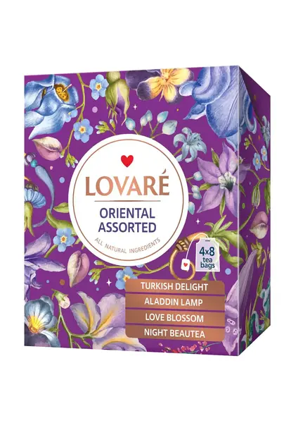 Colectie ceai Lovare Oriental asortat 32 plicuri 4 arome 64 g Colectie ceai Lovare Oriental asortat 32 plicuri 4 arome 64 g