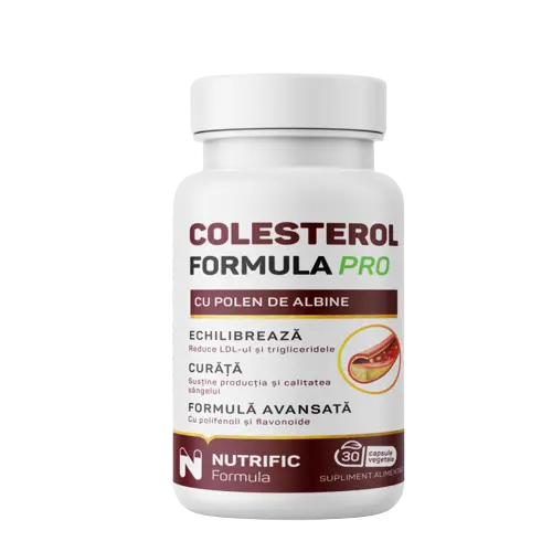 Colesterol Formula Pro, 30 capsule vegetale, Nutrific