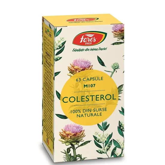 Colesterol, M107, 63 capsule Fares