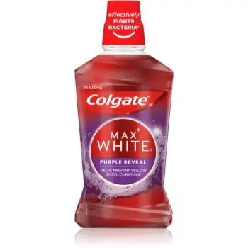 Colgate Max White Purple Reveal apa de gura pentru albire