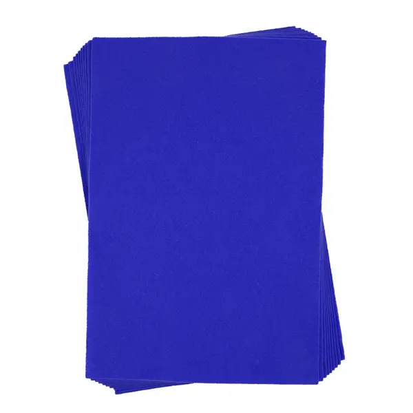 Coli fetru A4 pentru activitati lucru manual, 1 mm, albastru, set 10 coli