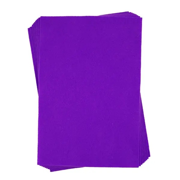 Coli fetru A4 pentru activitati lucru manual, 1 mm, violet, set 10 coli