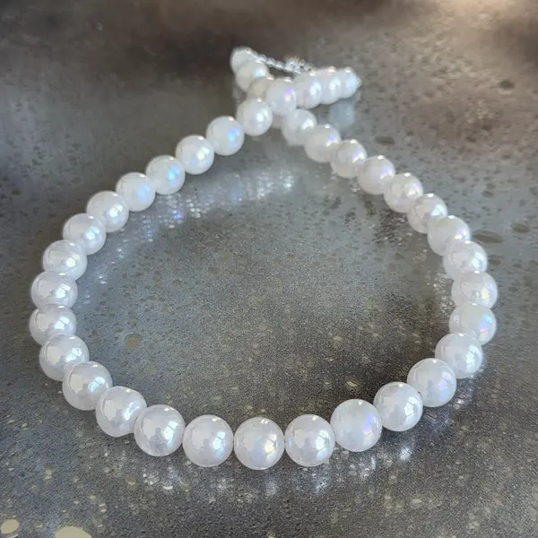 Colier cuart roz aura Love #330