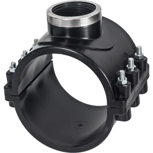 Colier de bransare cu inel metallic din PP, Dimensiune 160mm x 1 1/2"