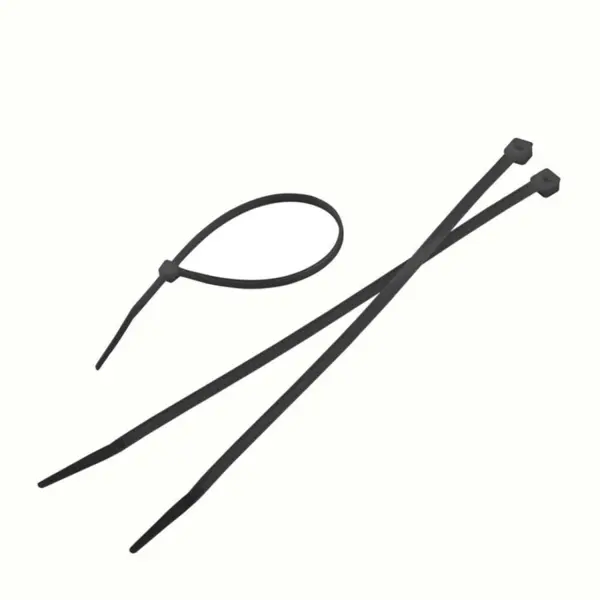 Colier din nailon pentru cabluri 4,8x250 mm negru, set 100 bucati
