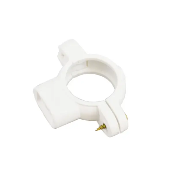 Colier fixare PP D32 alb