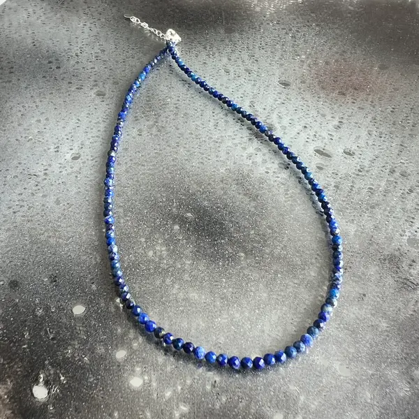 Colier lapis lazuli Royalty #134