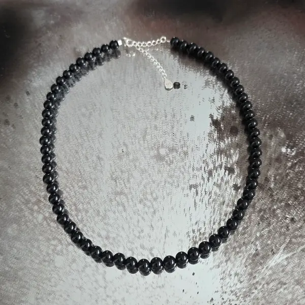Colier onix negru Shield#180