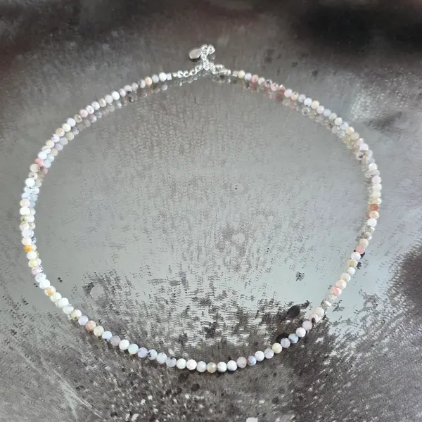 Colier opal roz Peace #216