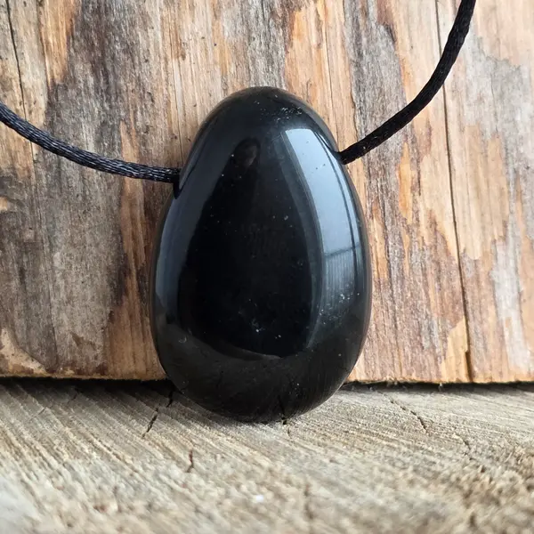 Colier pandantiv obsidian DROP
