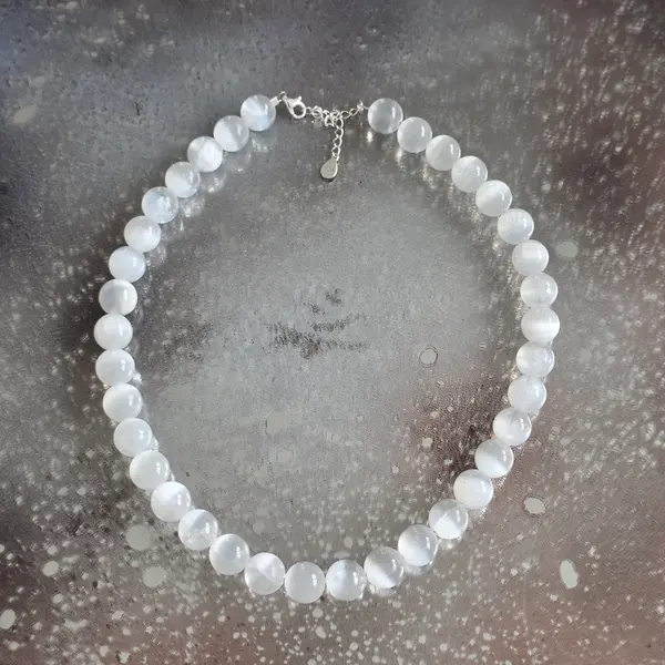 Colier selenit Purity # 268