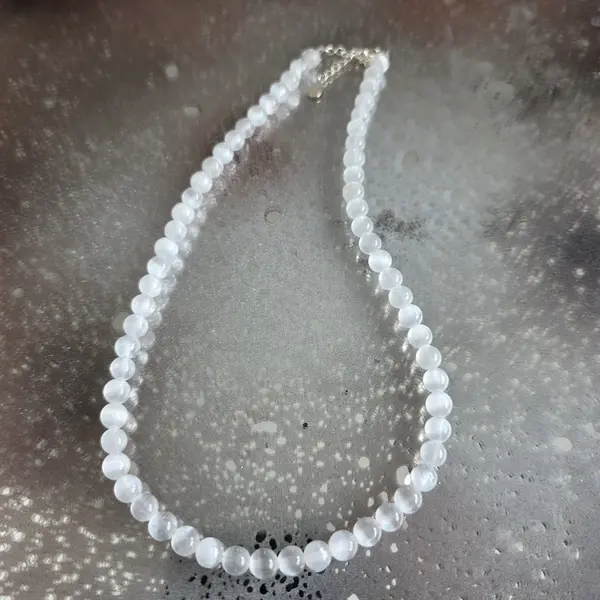 Colier selenit Purity #63